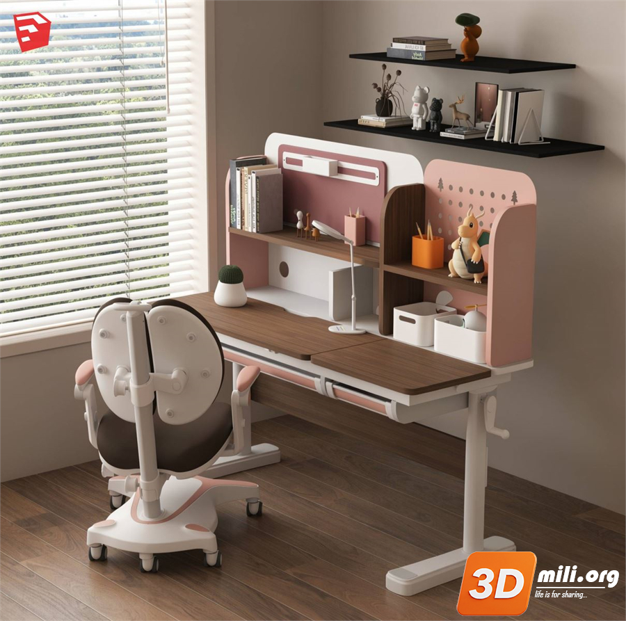 Kid's table and chairs Skp Files 